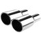Spec-D Tuning Universal Muffler Tip- B Style- Chrome 2.5 Inlet 3.75In Outlet MF-TPA002 - alternate 1